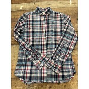 Men's Taylor Stitch Plaid Button up Sz 38‎ (2131)